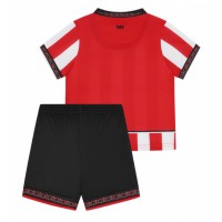 Camisa de Futebol Sheffield United Equipamento Principal Infantil 2025-26 Manga Curta (+ Calças curtas)